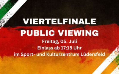 Public Viewing zum Viertelfinale